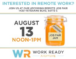 workready oklahoma job fair jam august 13th from 12-1 P.M.